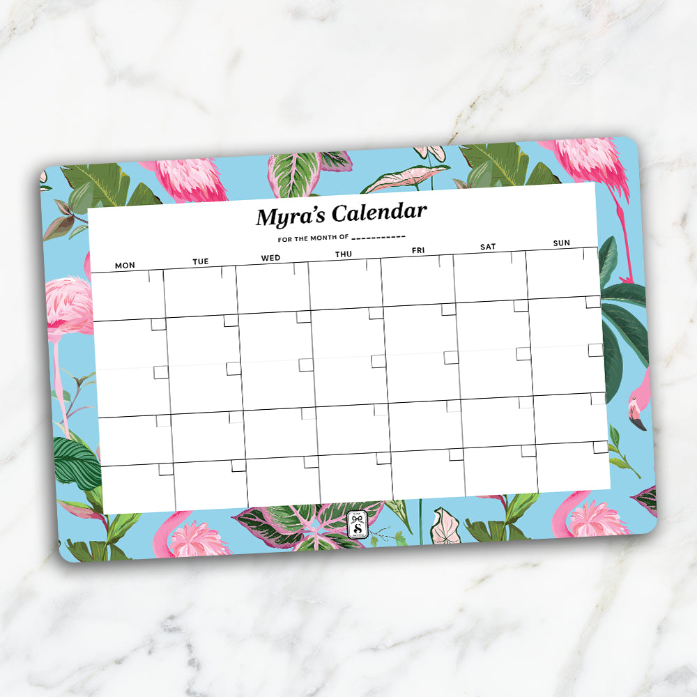 Flamingo Foliage Calendar