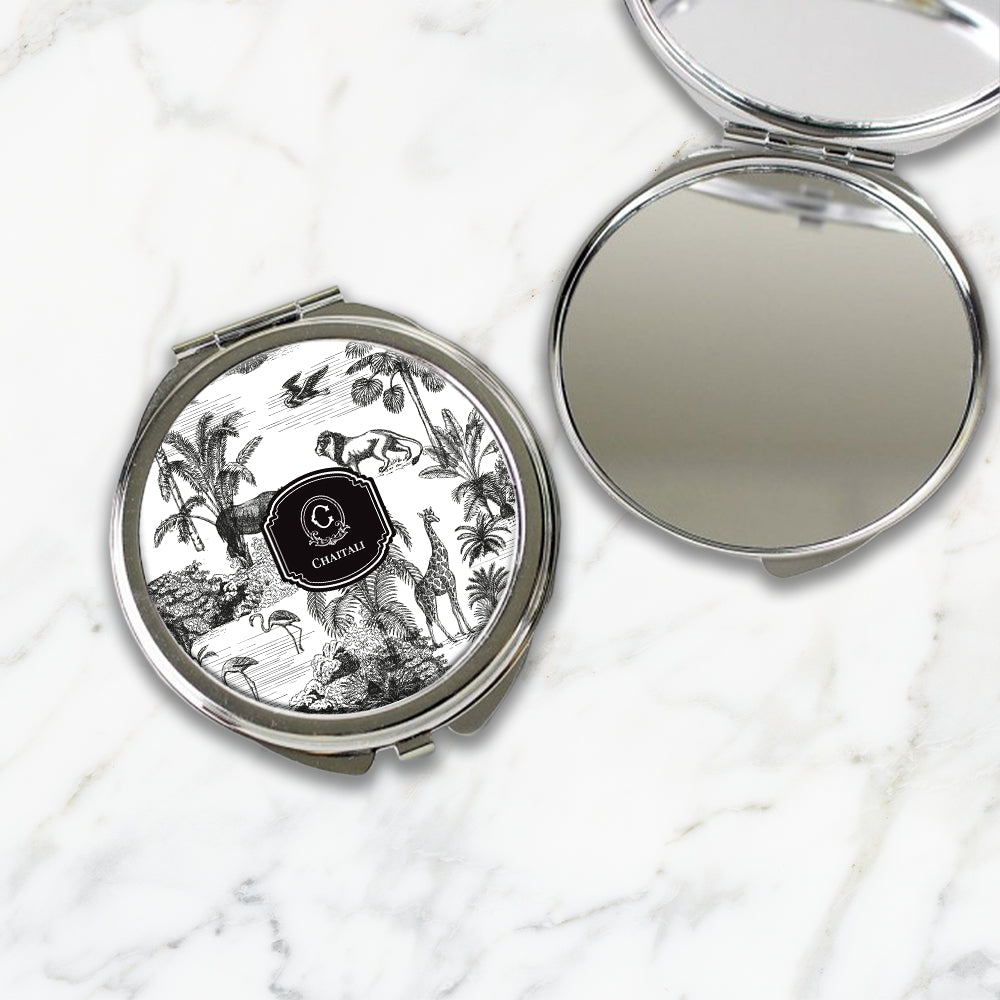 Savanna Noir Compact Mirror