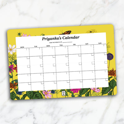 Floral Flutter Calendar