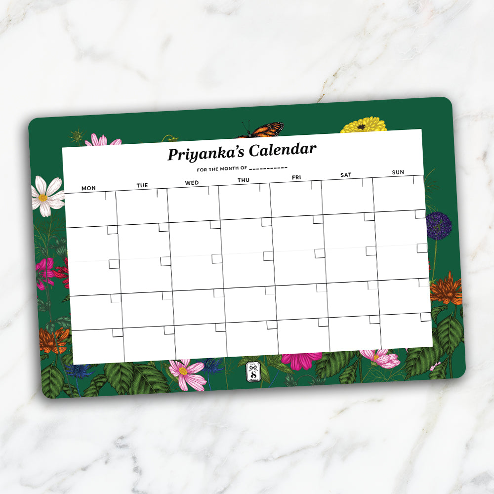 Floral Flutter Calendar