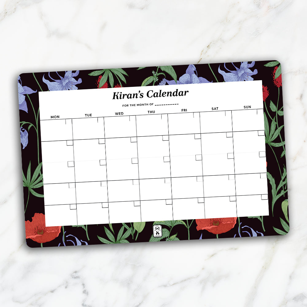 Scarlet Bloom Calendar