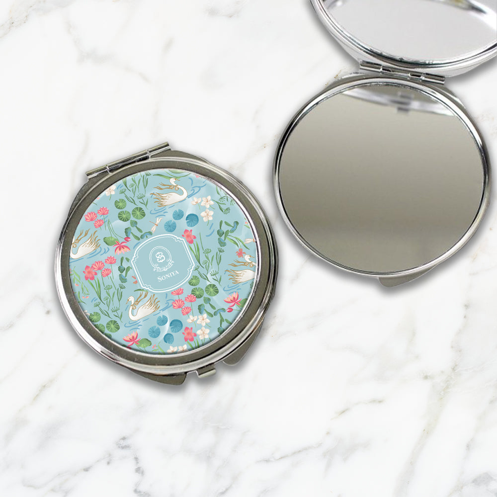 Swan's Lake Compact Mirror