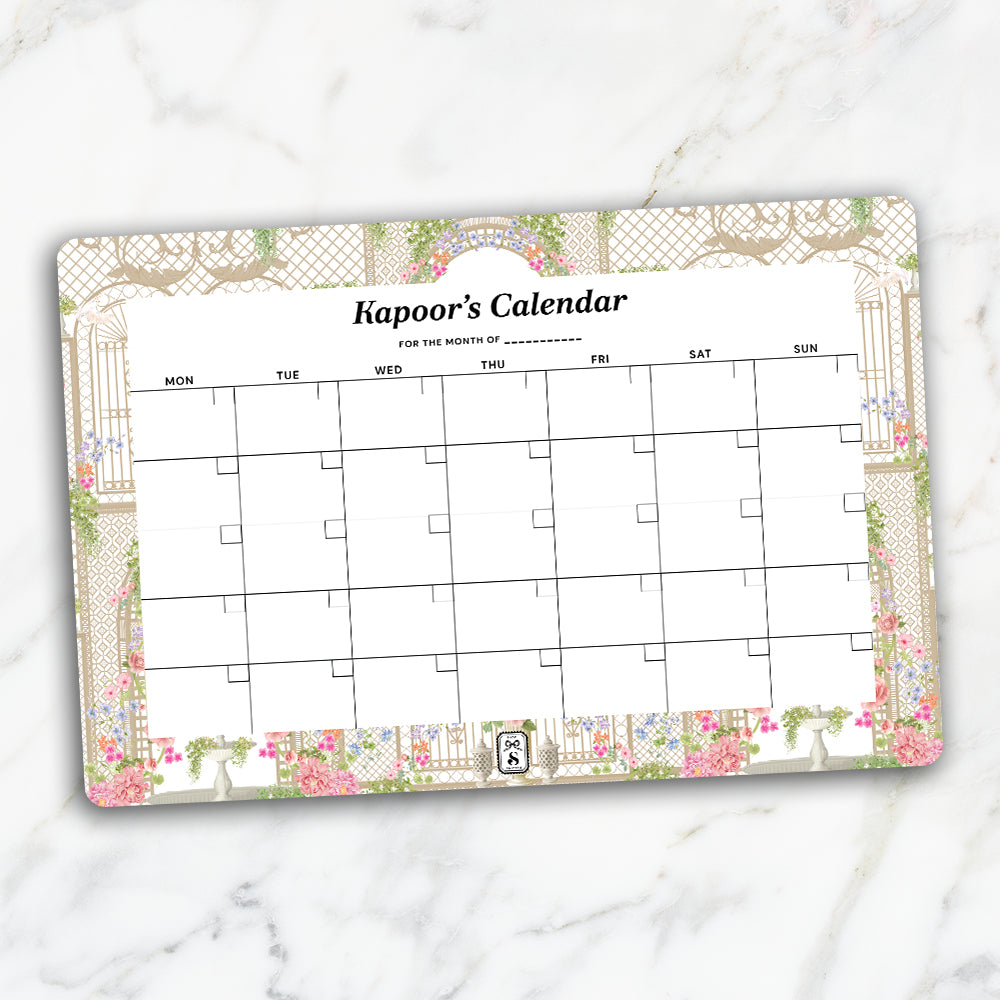 Secret Garden Calendar