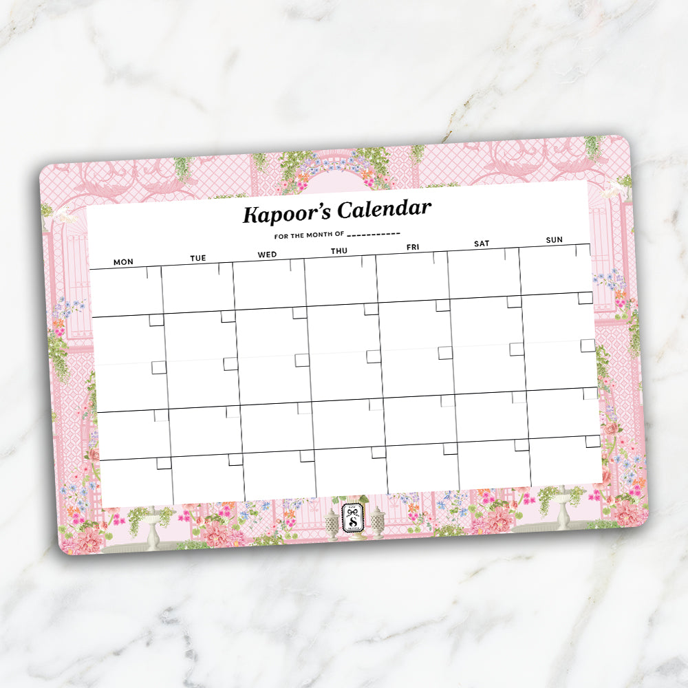 Secret Garden Calendar