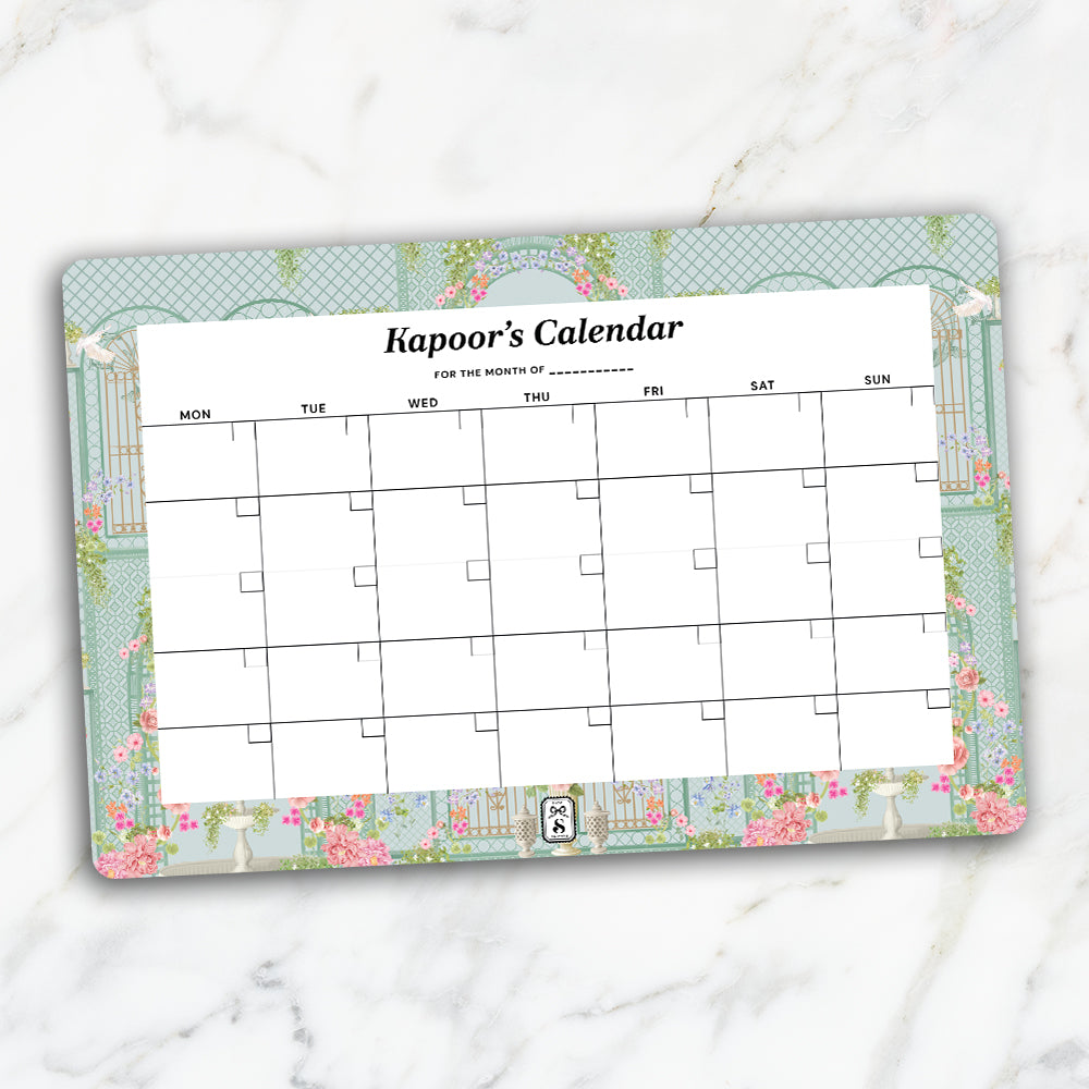 Secret Garden Calendar