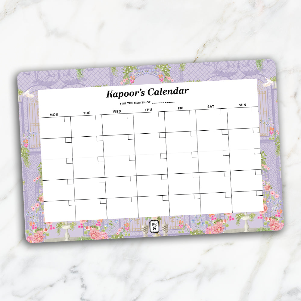 Secret Garden Calendar