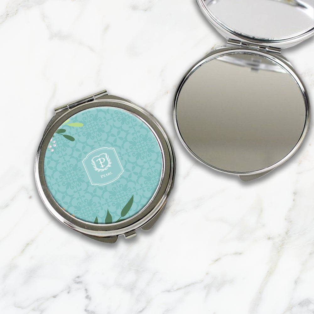 Royal Bloom Compact Mirror