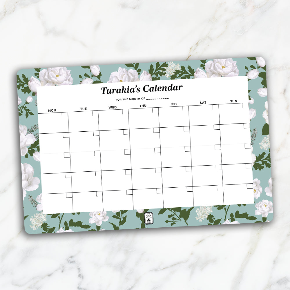 Peonies Calendar