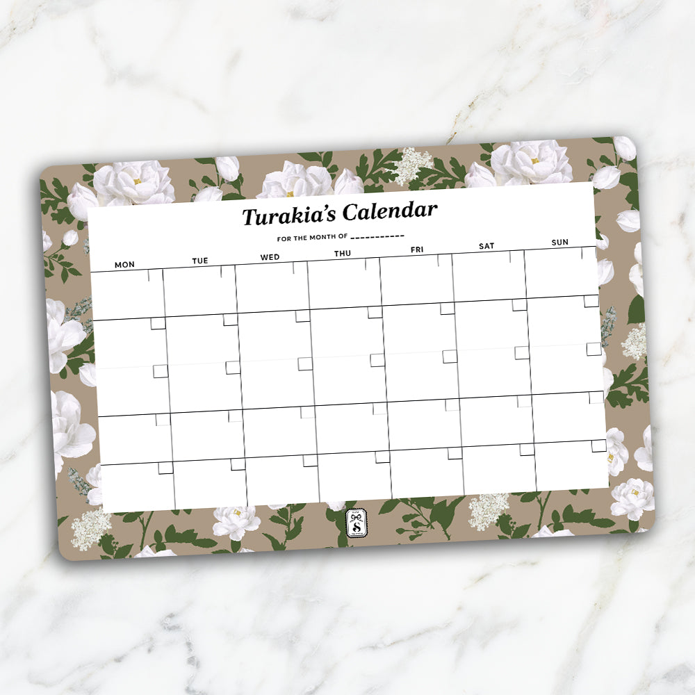 Peonies Calendar