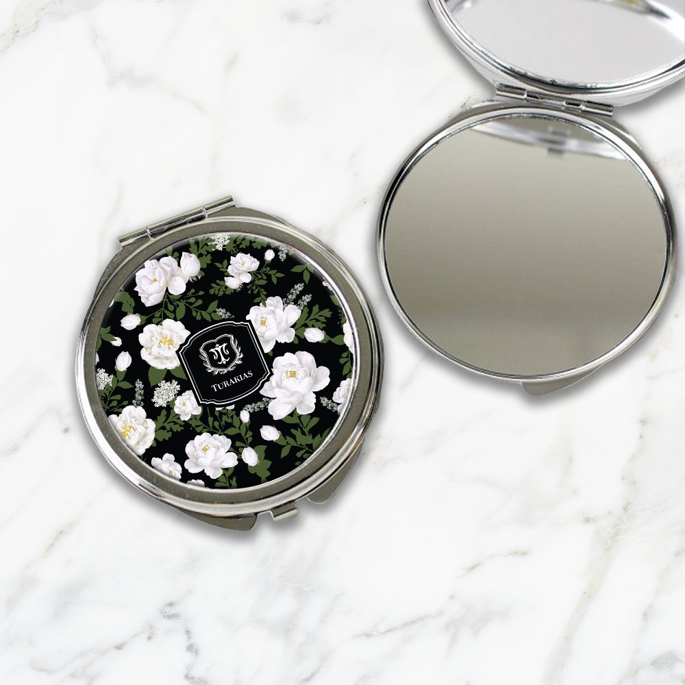 Peonies Compact Mirror