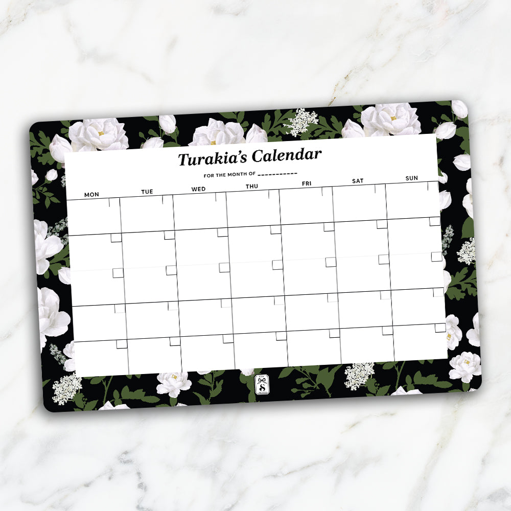 Peonies Calendar