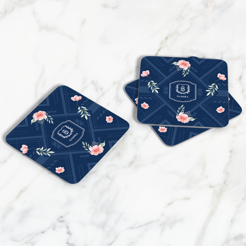 Deco Bloom Coasters