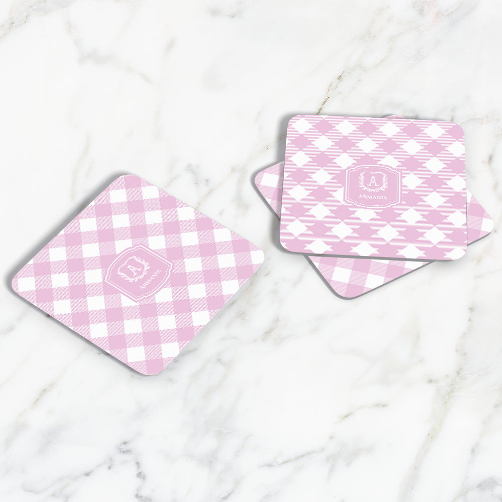 Gingham  Coasters