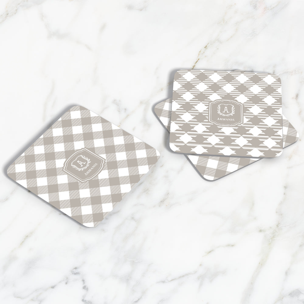 Gingham  Coasters