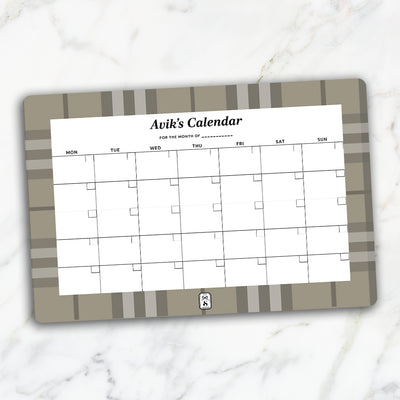 Plaid Calendar