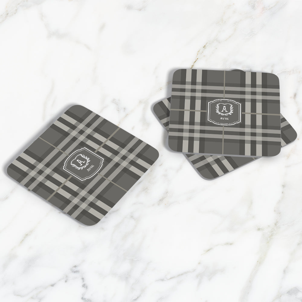 Plaid Coasters