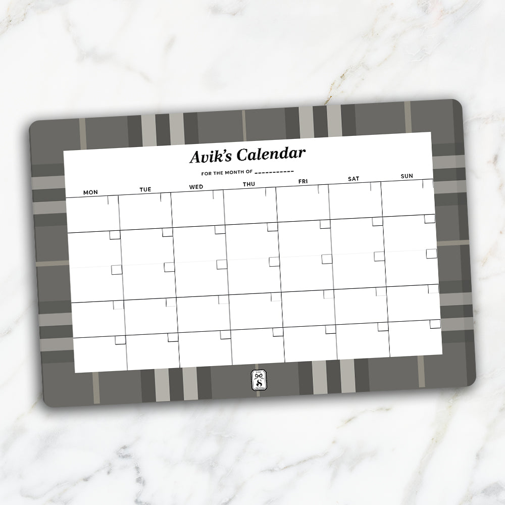 Plaid Calendar