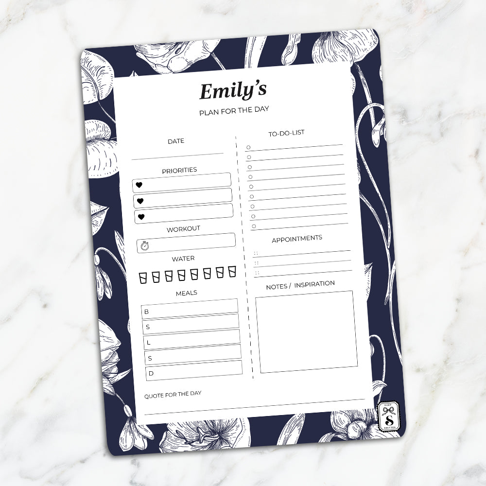 Ink Botanica Daily Planner