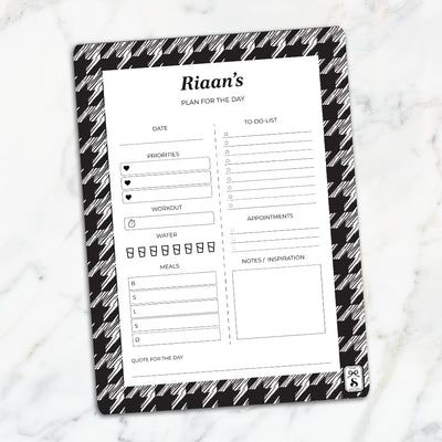 Houndstooth  Daily Planner