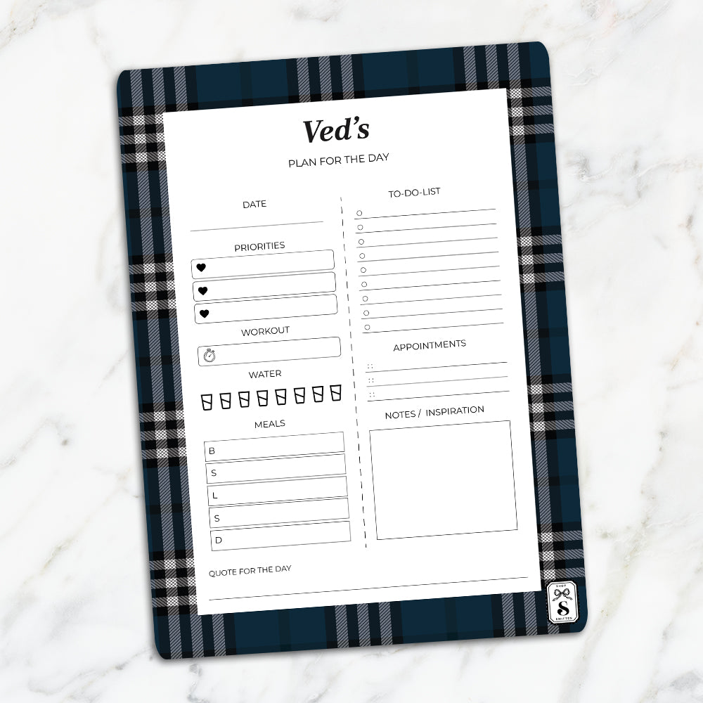 Tartan Daily Planner