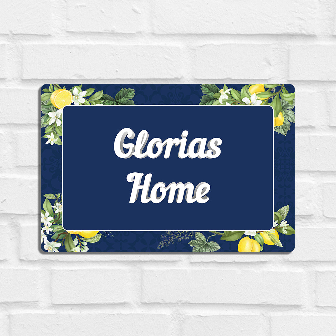 Lemon Grove Name Plate - Standard