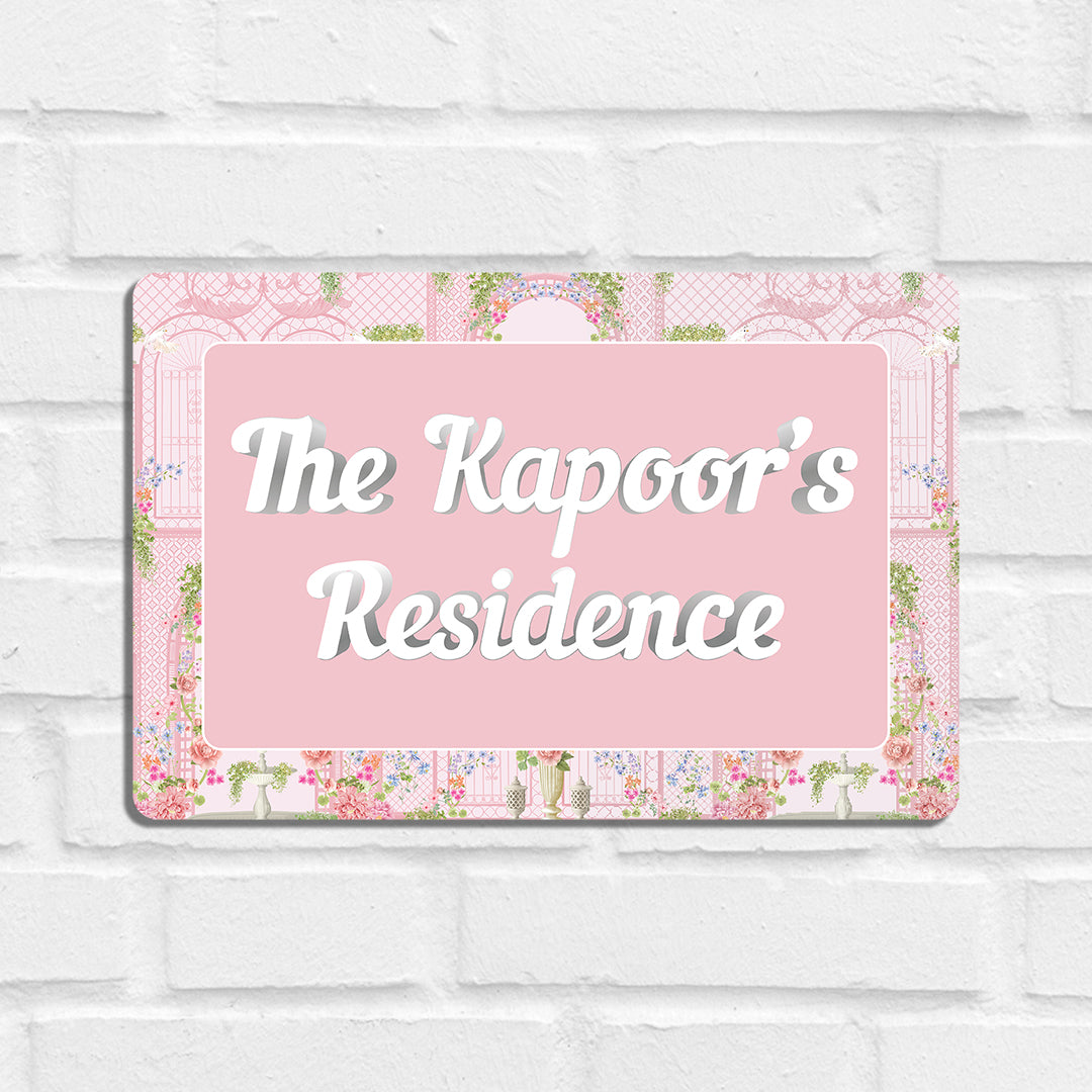 Secret Garden Name Plate - Standard