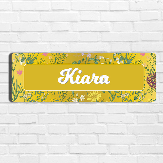 Wildbloom Name Plate - Petite