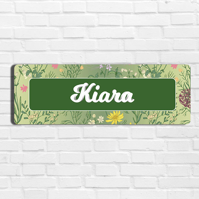 Wildbloom Name Plate - Petite