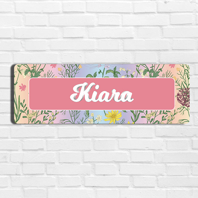 Wildbloom Name Plate - Petite