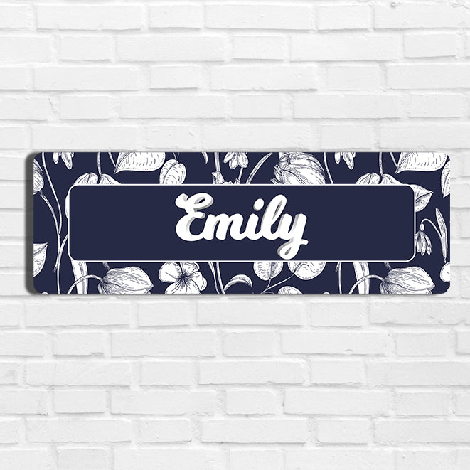 Ink Botanica Name Plate - Petite