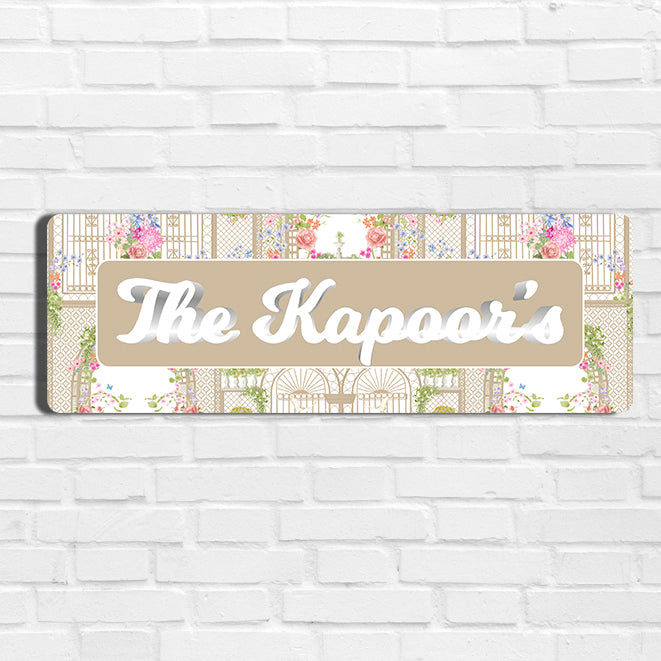 Secret Garden Name Plate - Petite