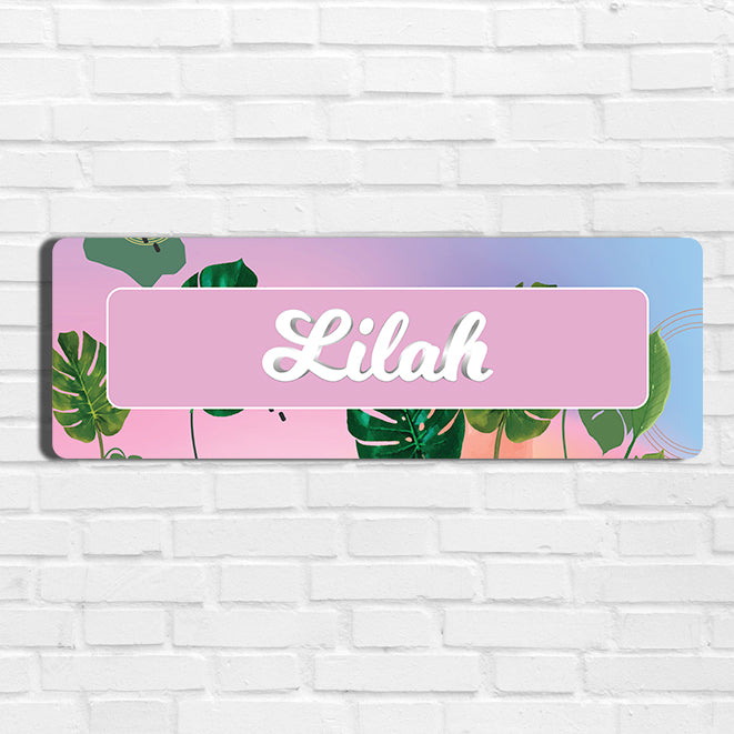 Palmscape Name Plate - Petite