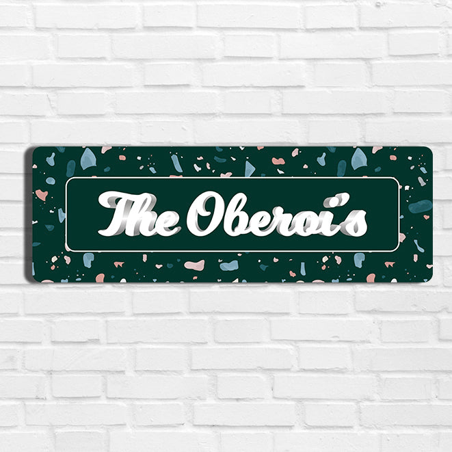 Terrazzo Name Plate - Petite