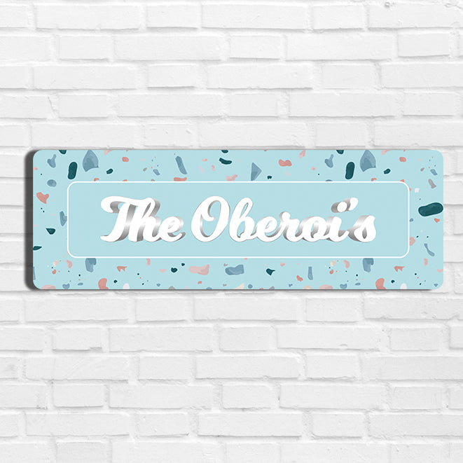 Terrazzo Name Plate - Petite