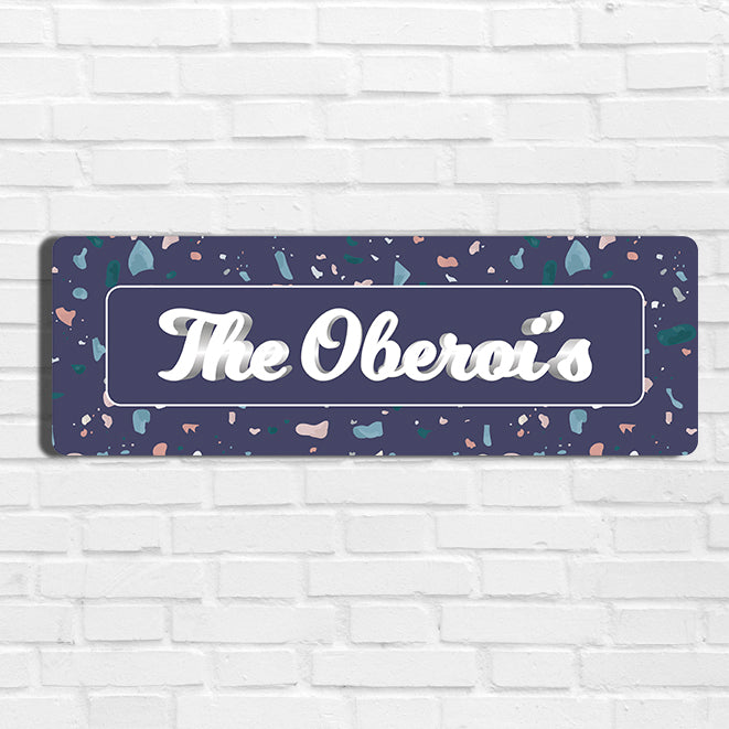 Terrazzo Name Plate - Petite