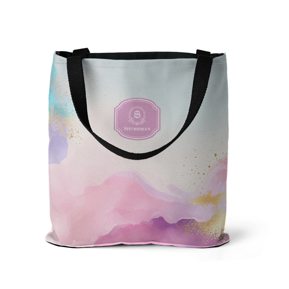 Gilded Strokes Tote Bag