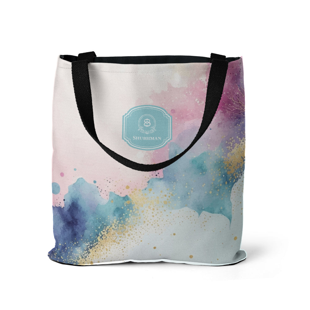 Gilded Strokes Tote Bag