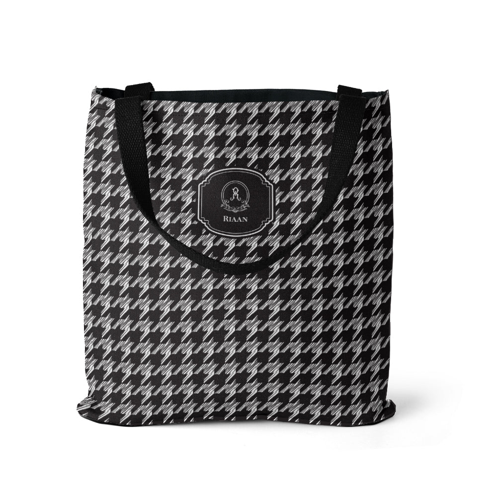 Houndstooth Tote Bag