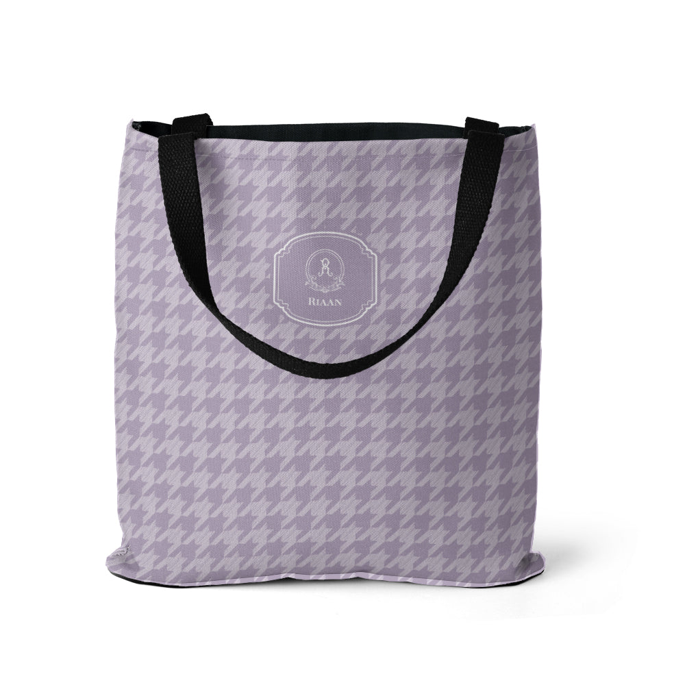 Houndstooth Tote Bag