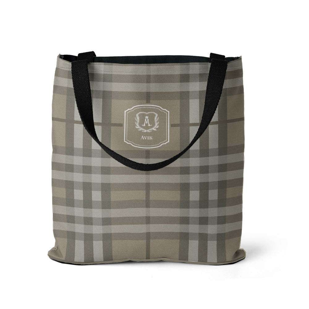 Plaid Tote Bag