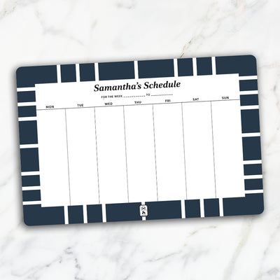 Nautical Grid Weekly Planner