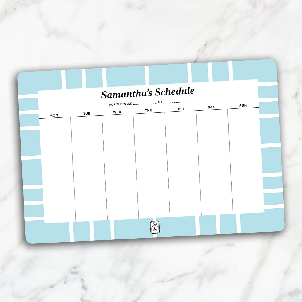 Nautical Grid Weekly Planner