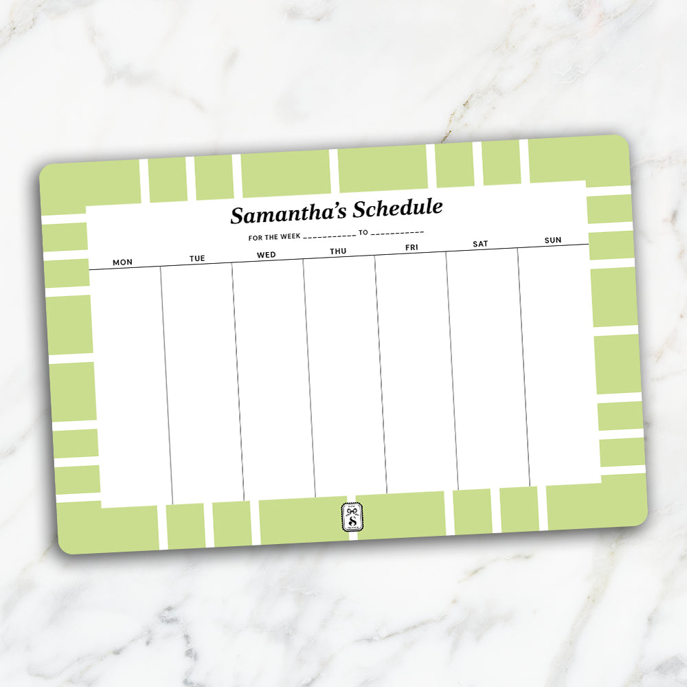 Nautical Grid Weekly Planner