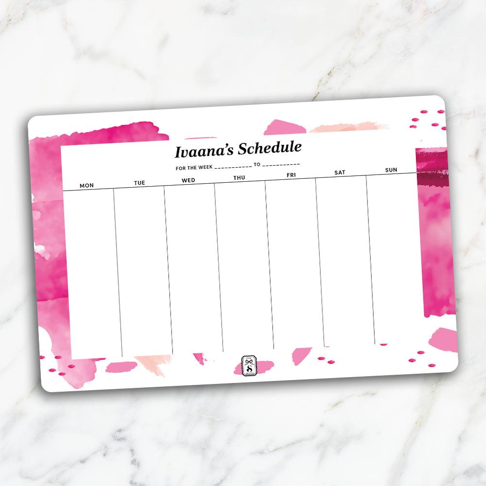 Whimsy Washes Weekly Planner