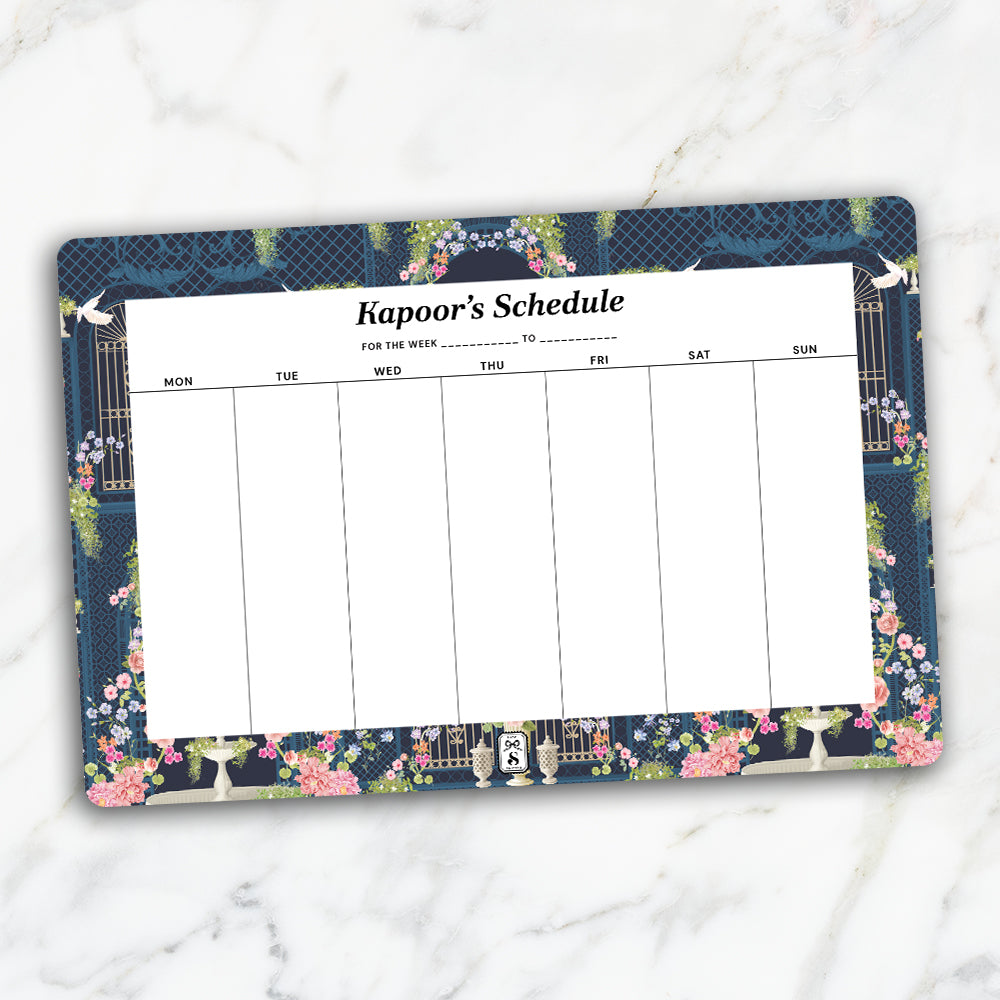 Secret Garden Weekly Planner