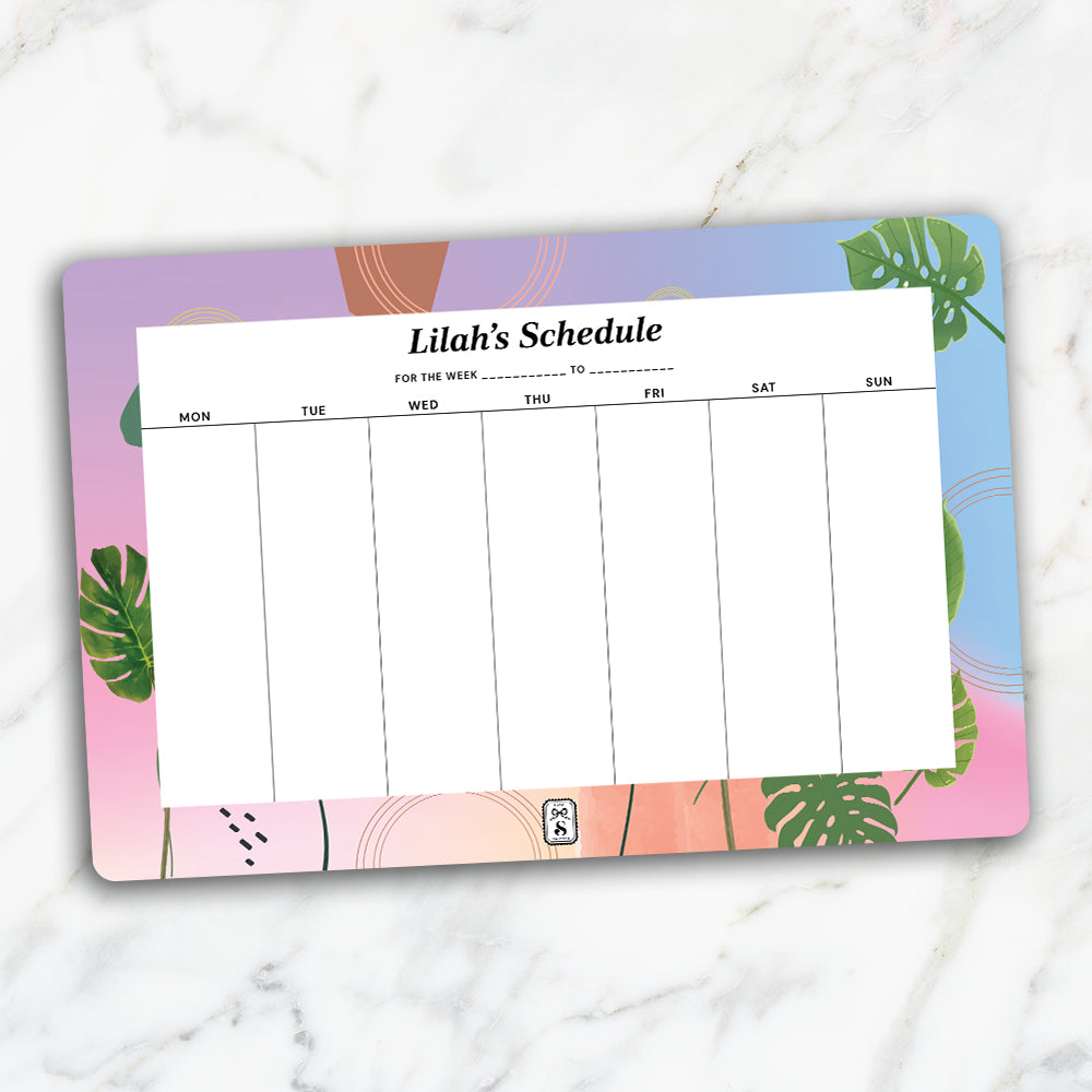 Palmscape Weekly Planner