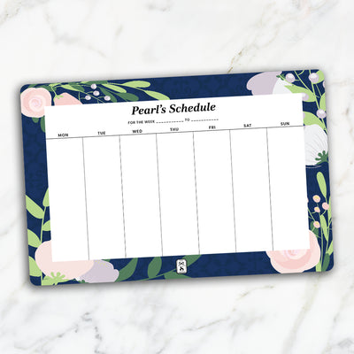 Royal Bloom Weekly Planner