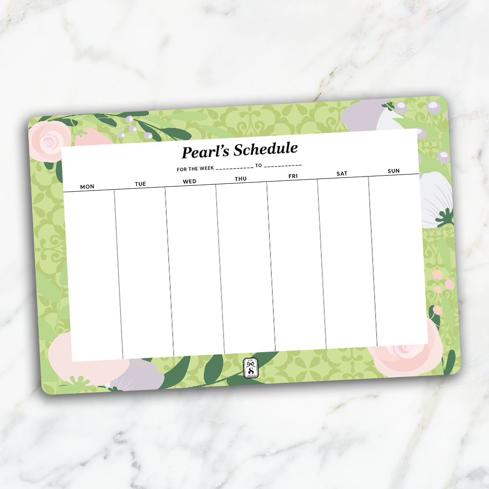 Royal Bloom Weekly Planner