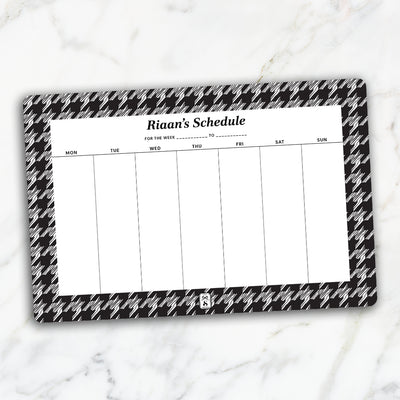 Houndstooth  Weekly Planner