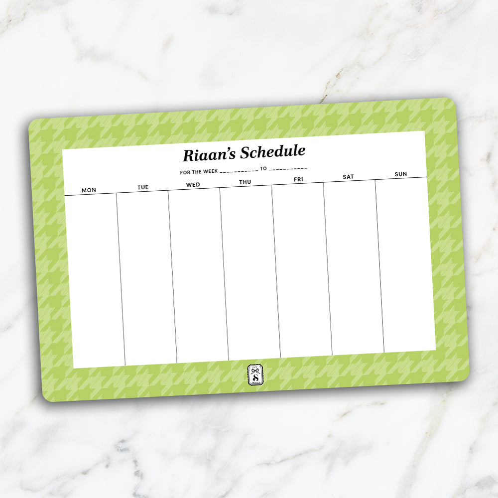 Houndstooth  Weekly Planner